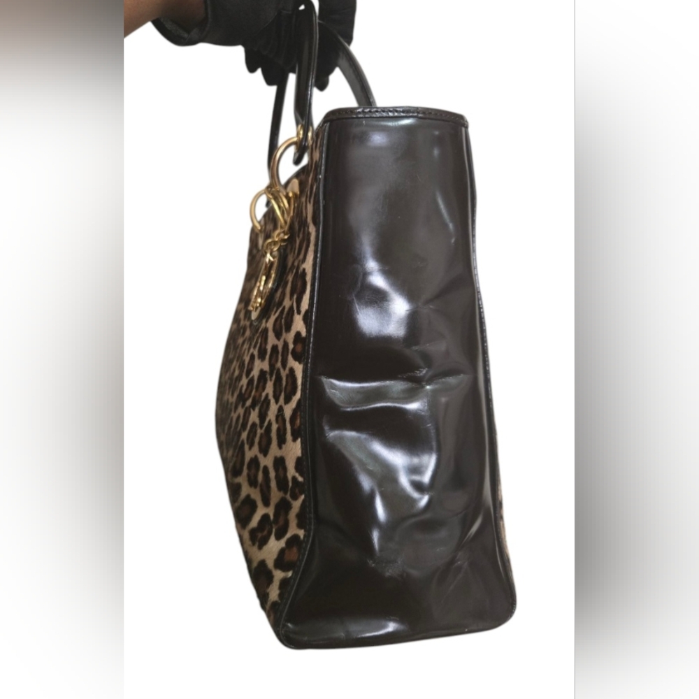 Authentic Christian Dior Lady Bag Cheetah ๐ Print - Picture 6 of 17